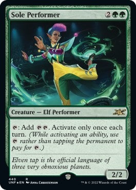 Image for Sole Performer (Galaxy Foil) (440) [Unfinity] - Magic: The Gathering