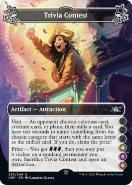 Image for Trivia Contest (4-5-6) (233) [Unfinity] - Magic: The Gathering