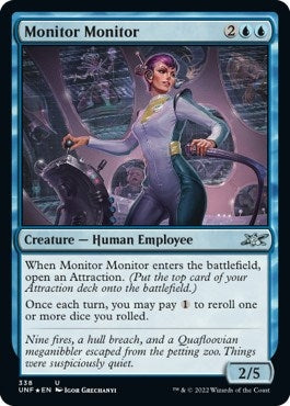 Image for Monitor Monitor (Galaxy Foil) (338) [Unfinity] - Magic: The Gathering