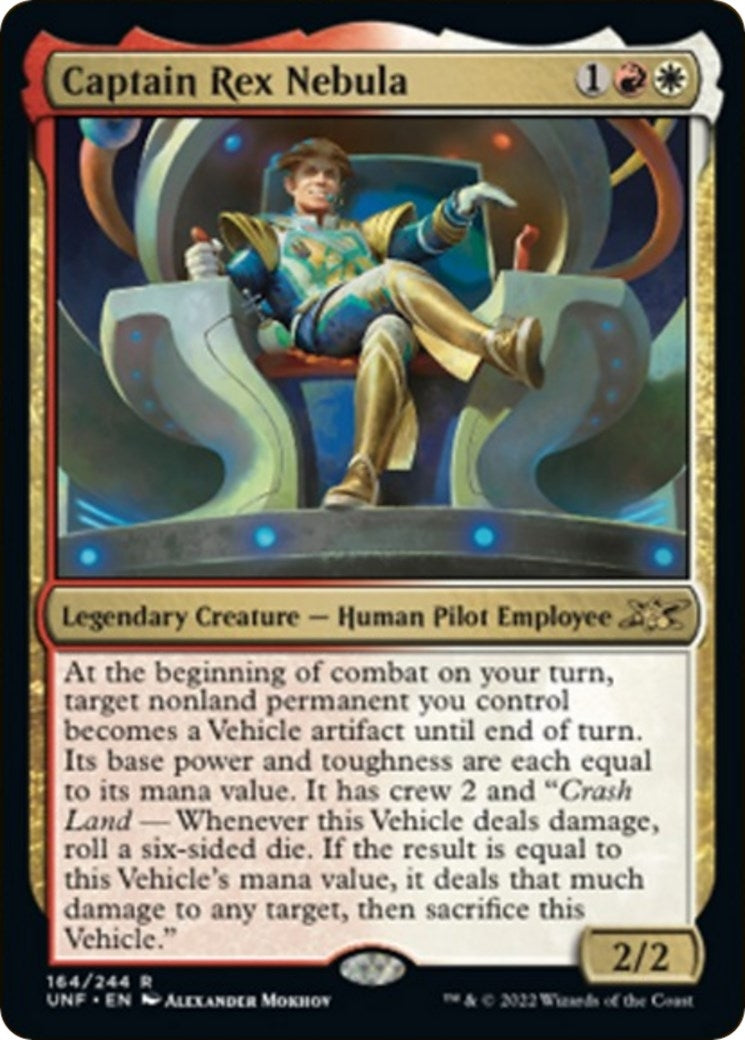 Image for Captain Rex Nebula (164) [Unfinity] - Magic: The Gathering