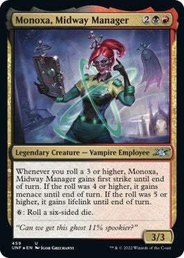 Image for Monoxa, Midway Manager (Galaxy Foil) (459) [Unfinity] - Magic: The Gathering