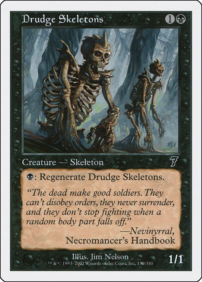 Image for Drudge Skeletons (130) [7th Edition] - Magic: The Gathering