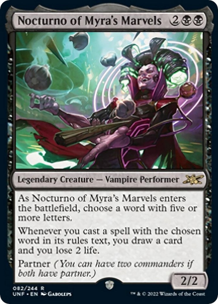 Image for Nocturno of Myra's Marvels (82) [Unfinity] - Magic: The Gathering