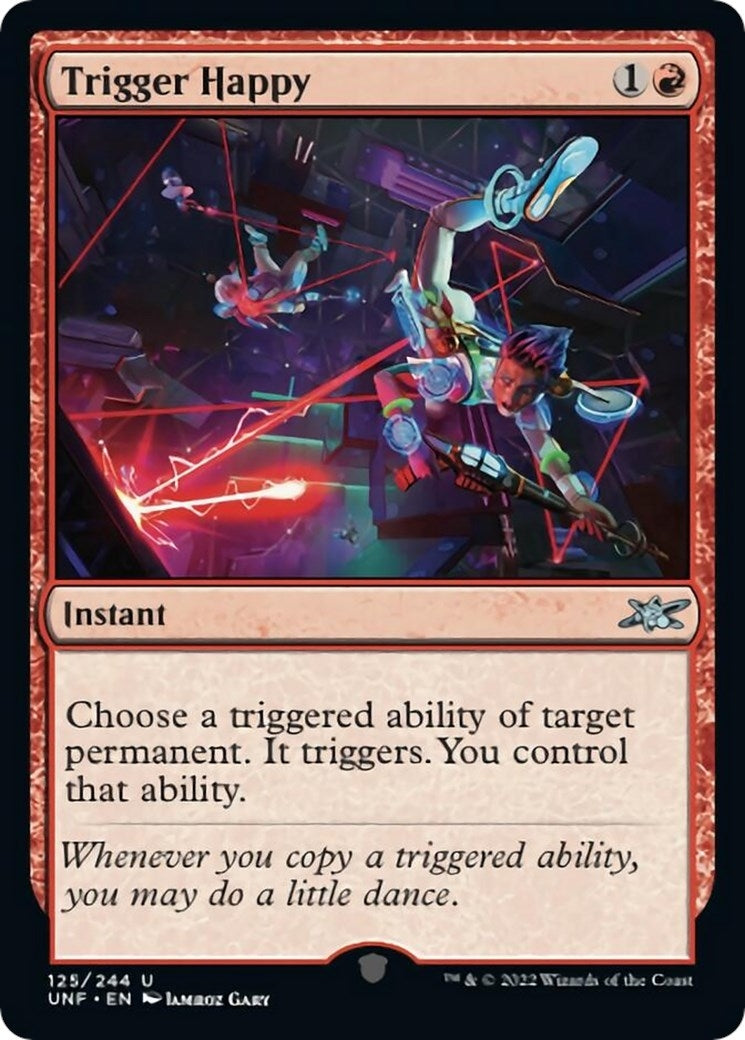 Image for Trigger Happy (125) [Unfinity] - Magic: The Gathering