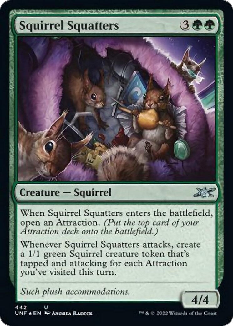 Image for Squirrel Squatters (156) [Unfinity] - Magic: The Gathering