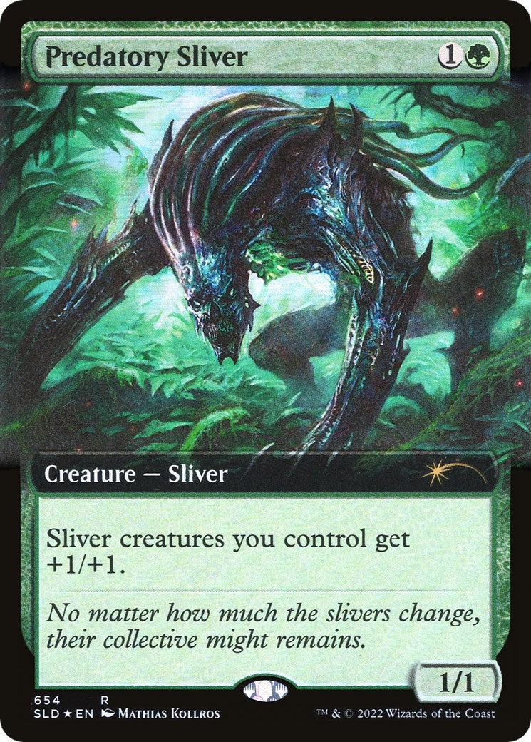 Image for Predatory Sliver (Extended Art) (654) [Secret Lair Drop Series] - Magic: The Gathering