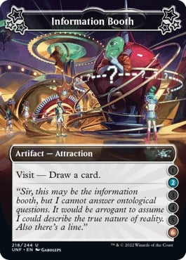 Image for Information Booth (2-6) (218) [Unfinity] - Magic: The Gathering