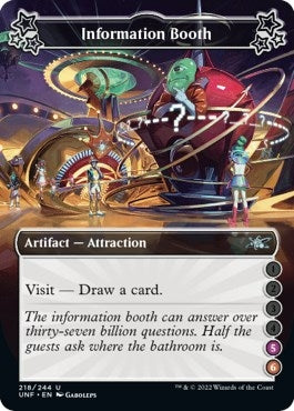 Image for Information Booth (5-6) (218) [Unfinity] - Magic: The Gathering