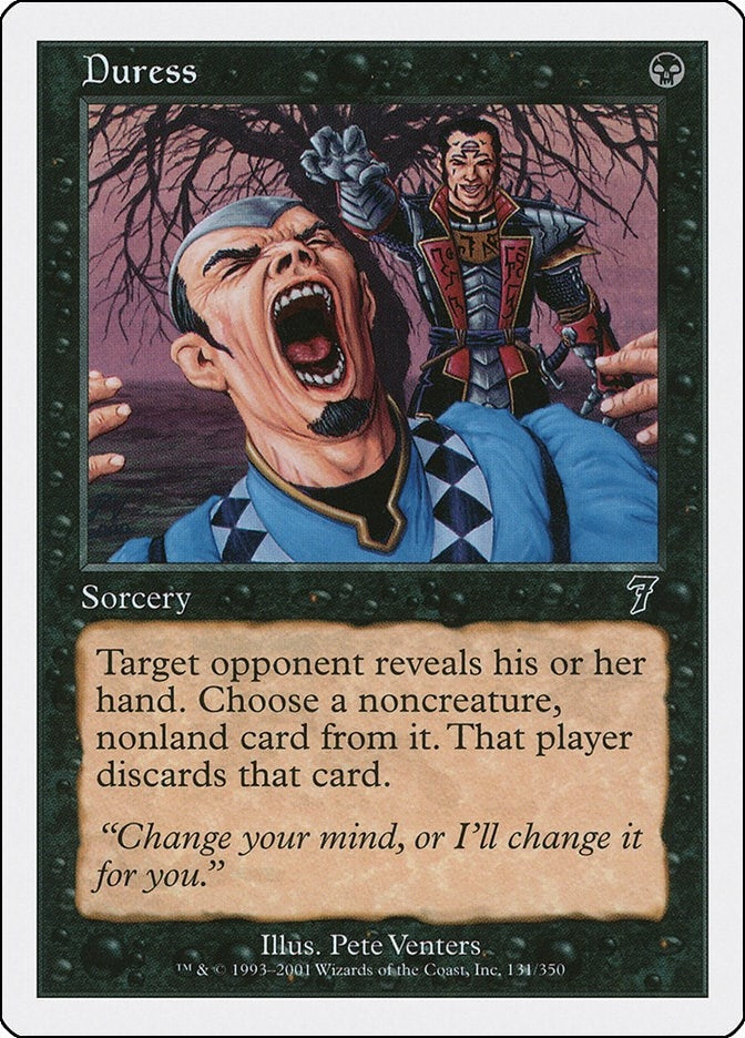 Image for Duress (131) [7th Edition] - Magic: The Gathering