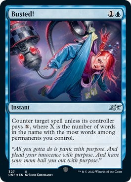 Image for Busted! (Galaxy Foil) (327) [Unfinity] - Magic: The Gathering