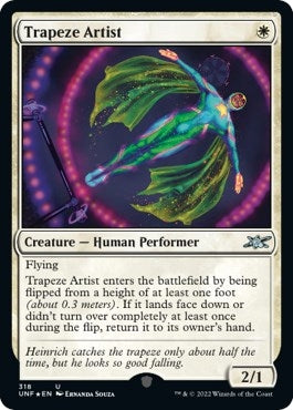Trapeze Artist (Galaxy Foil) (318) [Unfinity]