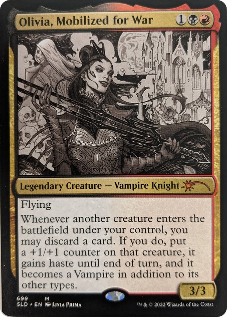 Image for Olivia, Mobilized for War (Sketch Showcase) (699) [Secret Lair Drop Series] - Magic: The Gathering