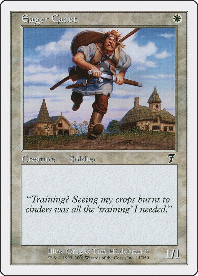 Image for Eager Cadet (14) [7th Edition] - Magic: The Gathering