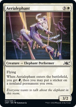 Image for Aerialephant (2) [Unfinity] - Magic: The Gathering