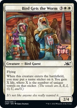 Image for _____ Bird Gets the Worm (5) [Unfinity] - Magic: The Gathering