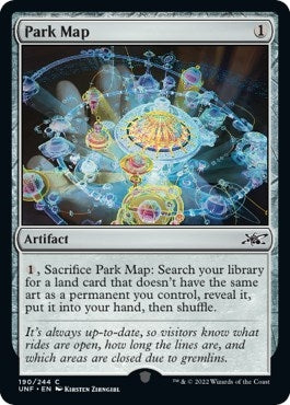 Image for Park Map (190) [Unfinity] - Magic: The Gathering