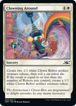 Image for Clowning Around (6) [Unfinity] - Magic: The Gathering