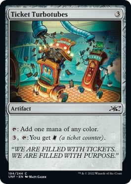 Image for Ticket Turbotubes (194) [Unfinity] - Magic: The Gathering
