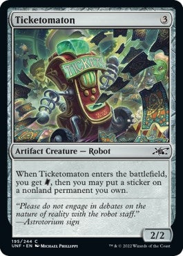 Image for Ticketomaton (195) [Unfinity] - Magic: The Gathering
