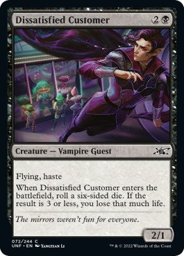 Image for Dissatisfied Customer (72) [Unfinity] - Magic: The Gathering