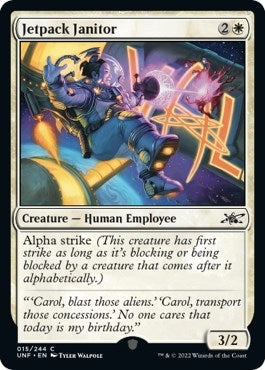 Image for Jetpack Janitor (15) [Unfinity] - Magic: The Gathering