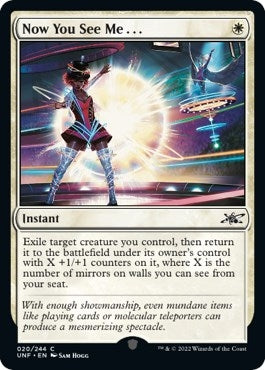 Image for Now You See Me... (20) [Unfinity] - Magic: The Gathering