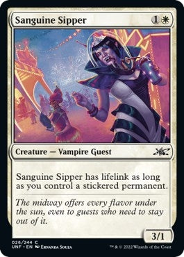 Image for Sanguine Sipper (26) [Unfinity] - Magic: The Gathering
