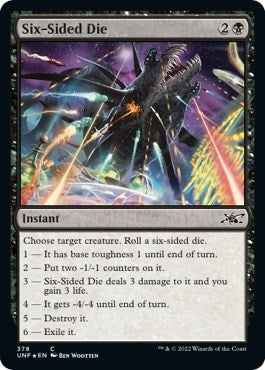 Image for Six-Sided Die (Galaxy Foil) (378) [Unfinity] - Magic: The Gathering