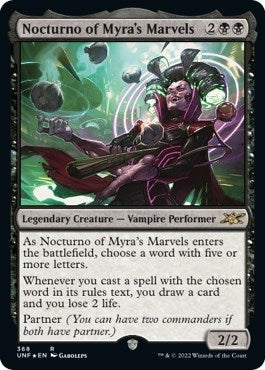 Image for Nocturno of Myra's Marvels (Galaxy Foil) (368) [Unfinity] - Magic: The Gathering