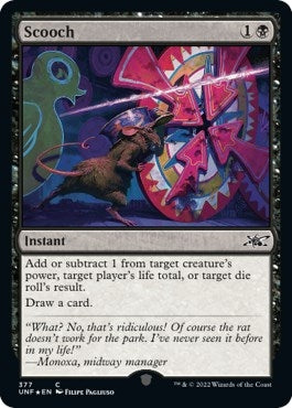 Image for Scooch (Galaxy Foil) (377) [Unfinity] - Magic: The Gathering