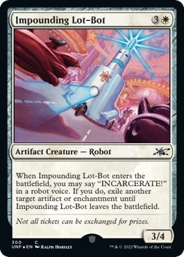 Image for Impounding Lot-Bot (Galaxy Foil) (300) [Unfinity] - Magic: The Gathering