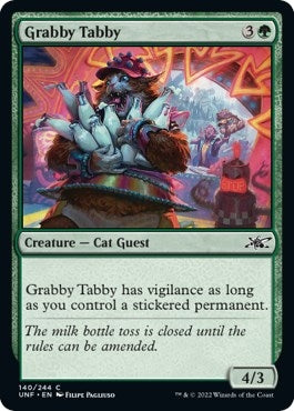 Image for Grabby Tabby (140) [Unfinity] - Magic: The Gathering