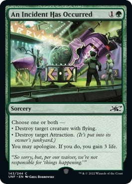 Image for An Incident Has Occurred (143) [Unfinity] - Magic: The Gathering