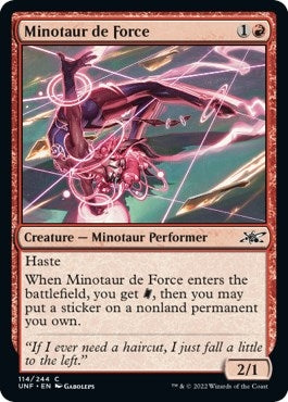 Image for Minotaur de Force (114) [Unfinity] - Magic: The Gathering