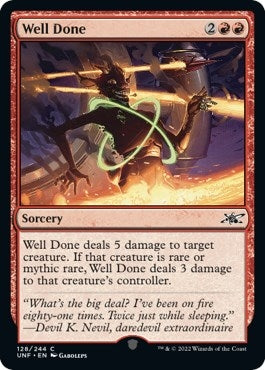 Image for Well Done (128) [Unfinity] - Magic: The Gathering