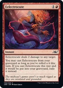 Image for Eelectrocute (106) [Unfinity] - Magic: The Gathering