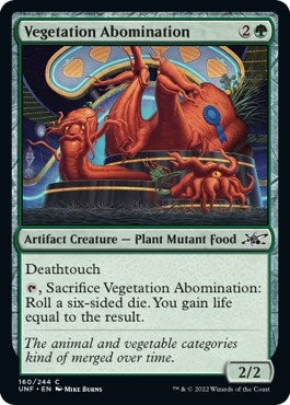 Image for Vegetation Abomination (160) [Unfinity] - Magic: The Gathering