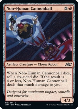 Image for Non-Human Cannonball (115) [Unfinity] - Magic: The Gathering