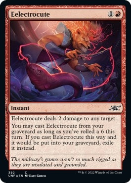 Image for Eelectrocute (Galaxy Foil) (392) [Unfinity] - Magic: The Gathering