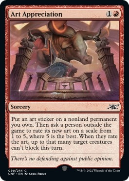 Image for Art Appreciation (99) [Unfinity] - Magic: The Gathering
