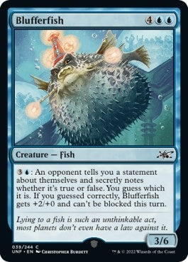 Image for Blufferfish (39) [Unfinity] - Magic: The Gathering