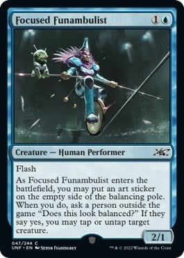 Image for Focused Funambulist (47) [Unfinity] - Magic: The Gathering