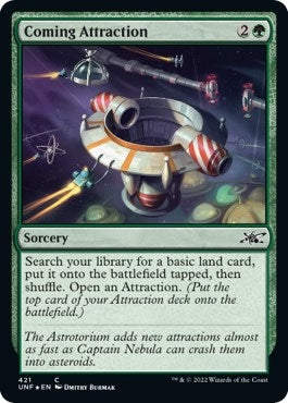 Image for Coming Attraction (Galaxy Foil) (421) [Unfinity] - Magic: The Gathering