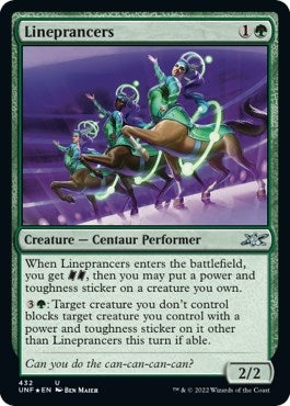 Image for Lineprancers (Galaxy Foil) (432) [Unfinity] - Magic: The Gathering