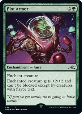 Image for Plot Armor (Galaxy Foil) (438) [Unfinity] - Magic: The Gathering