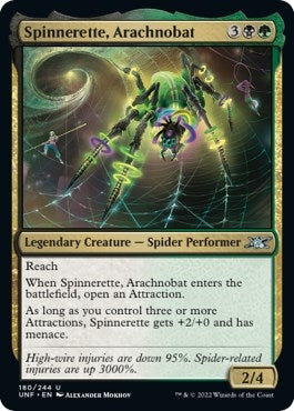 Image for Spinnerette, Arachnobat (180) [Unfinity] - Magic: The Gathering
