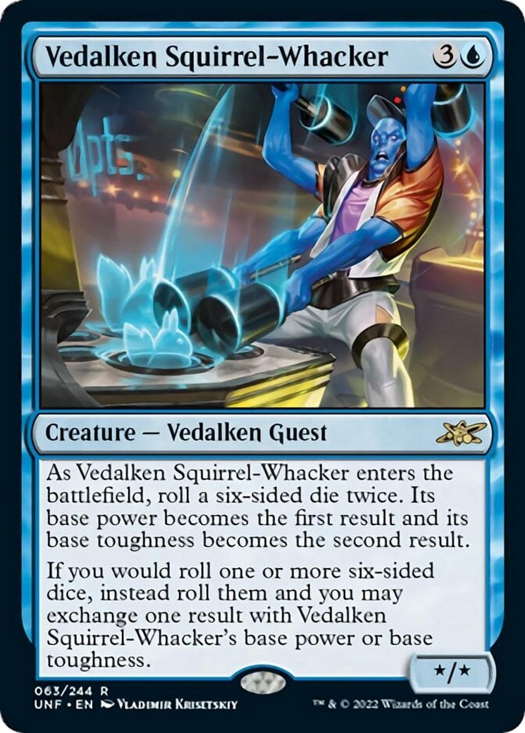 Image for Vedalken Squirrel-Whacker (63) [Unfinity] - Magic: The Gathering