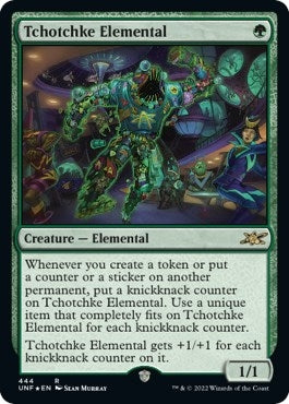 Image for Tchotchke Elemental (Galaxy Foil) (444) [Unfinity] - Magic: The Gathering
