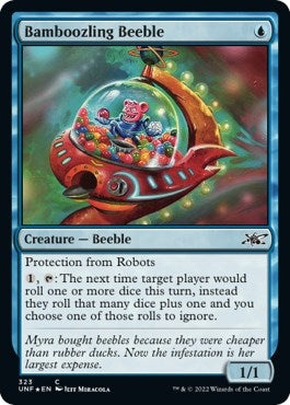 Image for Bamboozling Beeble (Galaxy Foil) (323) [Unfinity] - Magic: The Gathering
