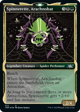 Image for Spinnerette, Arachnobat (Showcase) (Galaxy Foil) (522) [Unfinity] - Magic: The Gathering